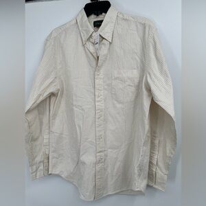 J Crew Relaxed Fit Shirt in 100% Cotton Stripe NWT Size M